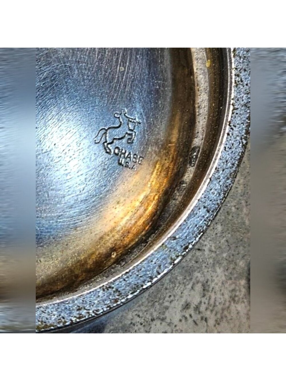Russel Wright for Chase Brass Art Deco Chrome Syrup Pitcher 1935 Pancake Corn Se - Picture 4 of 4